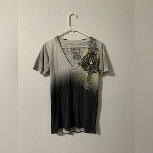 Archaic Women’s V-neck jeweled shirt